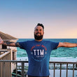 Load image into Gallery viewer, Bold Americana Logo Tee - Cool Blue