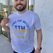Load image into Gallery viewer, Bold Logo Tee - White/Blue/Yellow