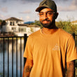 Load image into Gallery viewer, Maci Metallic Logo Tee - Toast