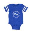 Load image into Gallery viewer, Football Onesie - Royal Blue
