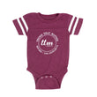 Load image into Gallery viewer, Football Onesie - Burgundy