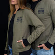 Load image into Gallery viewer, Military Green Bomber Jacket