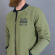 Load image into Gallery viewer, Military Green Bomber Jacket