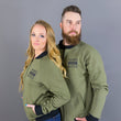 Load image into Gallery viewer, Military Green Bomber Jacket