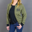 Load image into Gallery viewer, Military Green Bomber Jacket