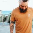 Load image into Gallery viewer, Maci Metallic Logo Tee - Toast