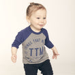 Load image into Gallery viewer, Kids Raglan - Grey/Navy