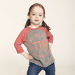 Load image into Gallery viewer, Kids Raglan - Grey/Red