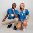 Load image into Gallery viewer, Bold Americana Logo Tee - Cool Blue