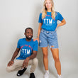 Load image into Gallery viewer, Bold Americana Logo Tee - Cool Blue