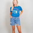 Load image into Gallery viewer, Bold Americana Logo Tee - Cool Blue