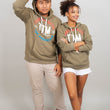 Load image into Gallery viewer, Bold Americana Hoodie - Military Green