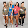 Load image into Gallery viewer, Bold Americana Logo Tee - Crimson