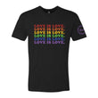 Load image into Gallery viewer, LOVE IS LOVE. Tee - Black