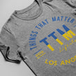 Load image into Gallery viewer, Bold Logo Tee - Grey/Blue/Yellow