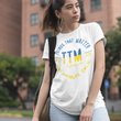 Load image into Gallery viewer, Bold Logo Tee - White/Blue/Yellow