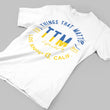 Load image into Gallery viewer, Bold Logo Tee - White/Blue/Yellow