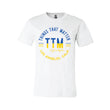 Load image into Gallery viewer, Bold Logo Tee - White/Blue/Yellow