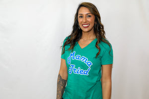 Mama Tried V-Neck - Kelly Green