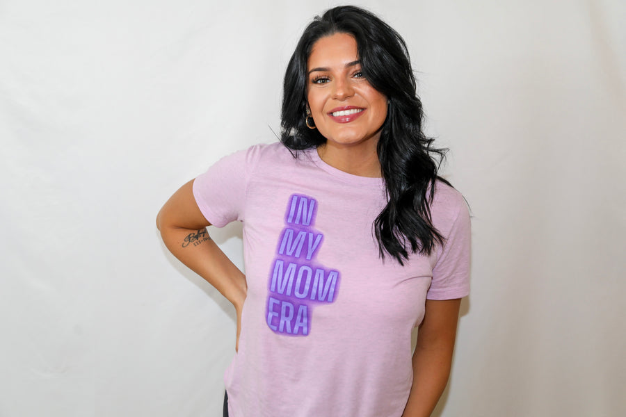 Mom Era Tee - Prism Lilac