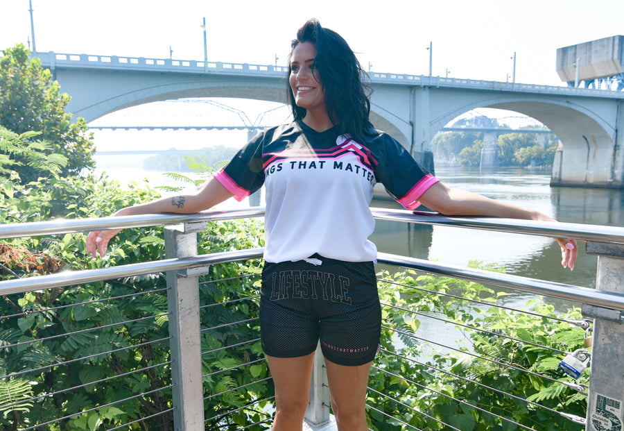 Mesh Retro Shorts - Black