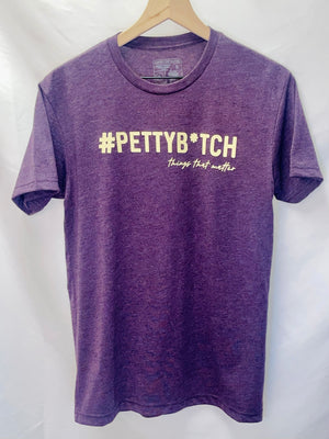 #PettyB*tch Logo Tee - Vintage Purple