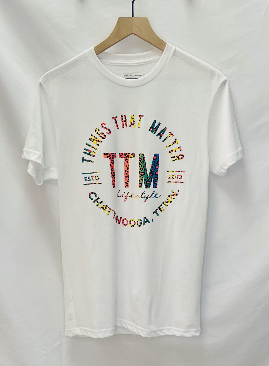 Bold Leopard Logo Tee - Bright - Chattanooga Limited Edition