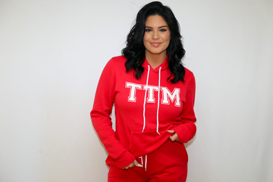 Varsity Hoodie - Red