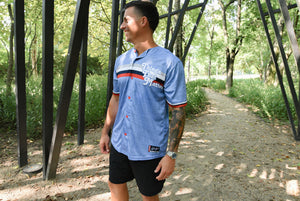 NANO Baby Blue/Red Jersey