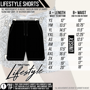 Mesh Retro Shorts - SKY