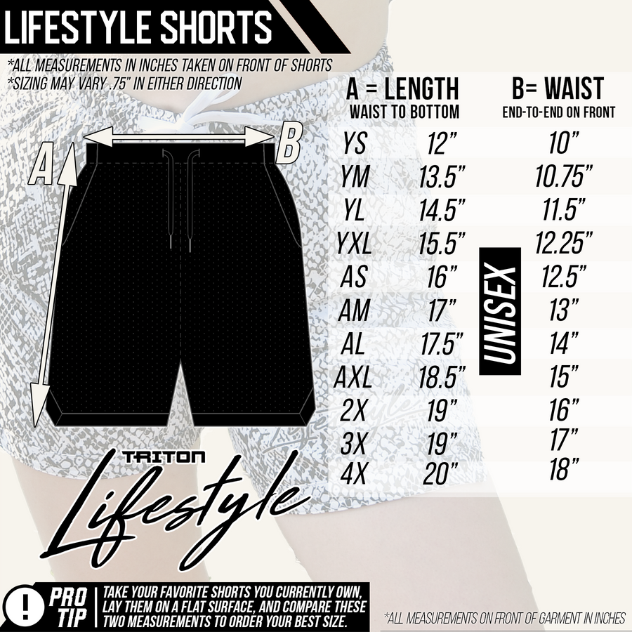 Mesh Retro Shorts - SKY
