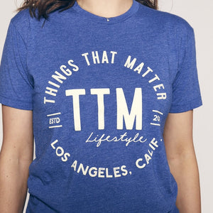 Bold Logo Tee - Royal