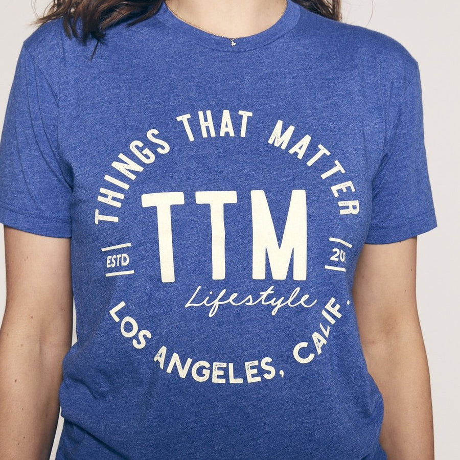 Bold Logo Tee - Royal