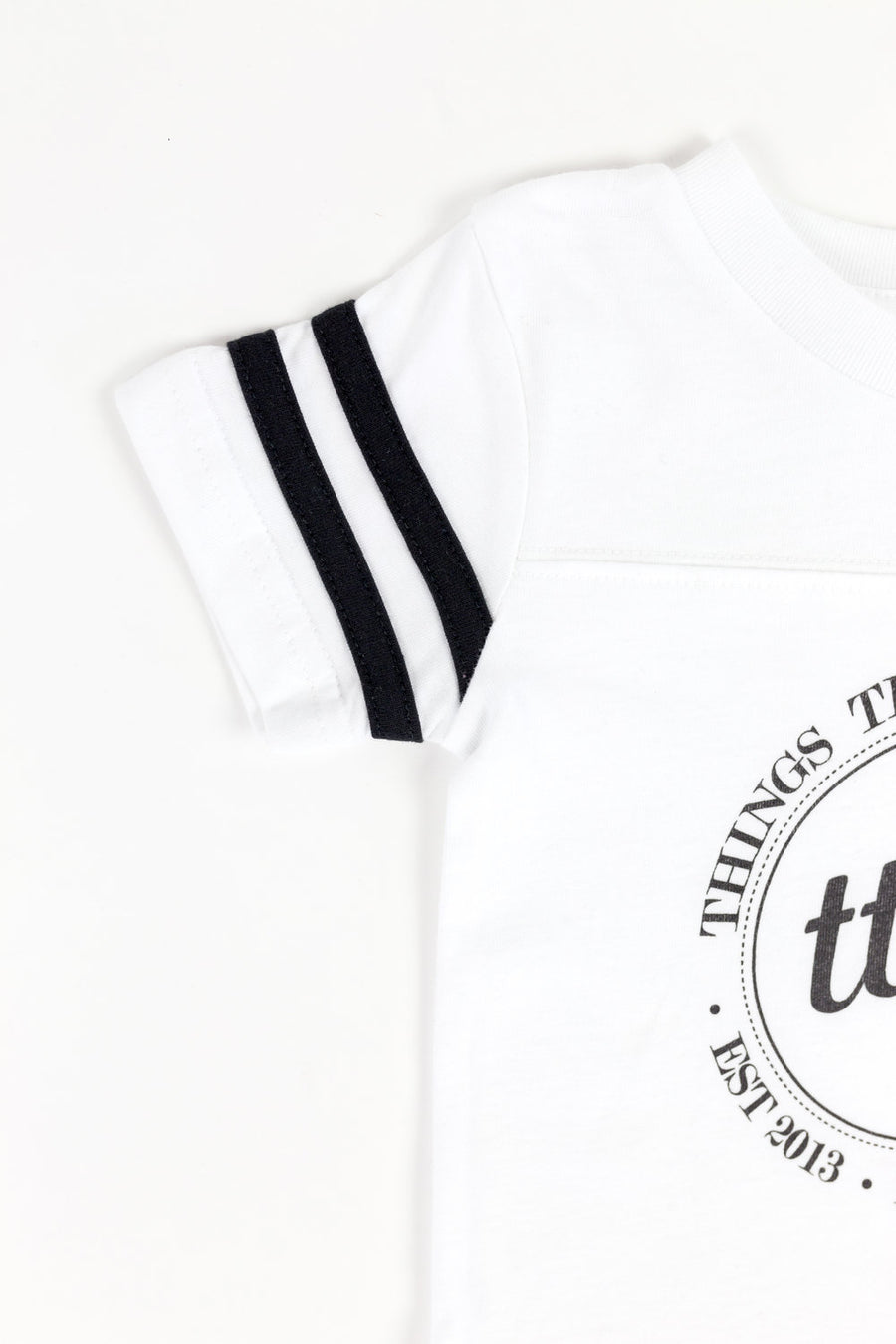 Football Onesie - White/Black