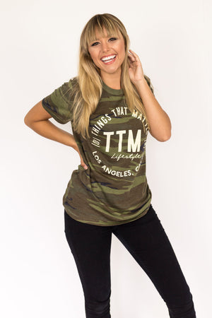 Vintage Camo Logo Tee