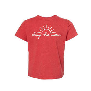 Dakota Logo Toddler Tee - Cherry