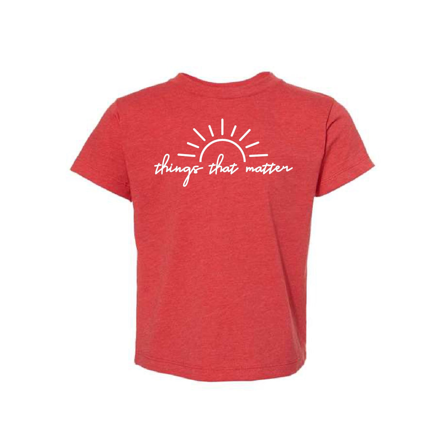 Dakota Logo Toddler Tee - Cherry