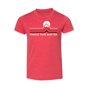 Hayden Logo Youth Tee - Cherry