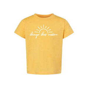 Dakota Logo Toddler Tee - Canary
