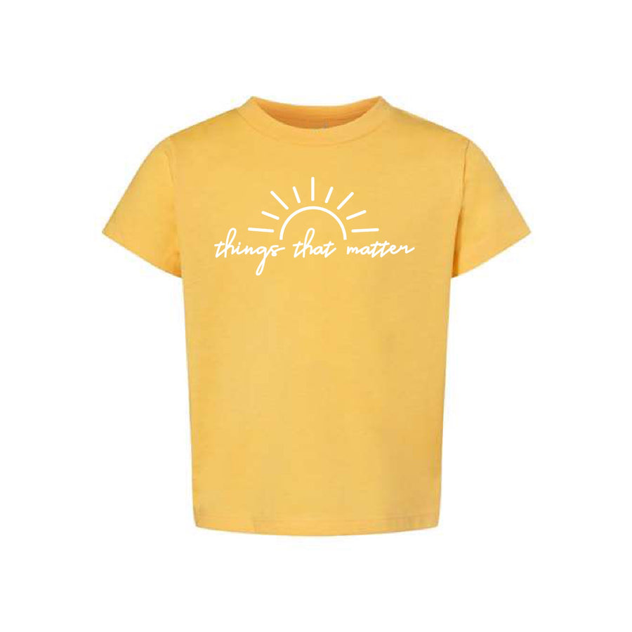 Dakota Logo Toddler Tee - Canary