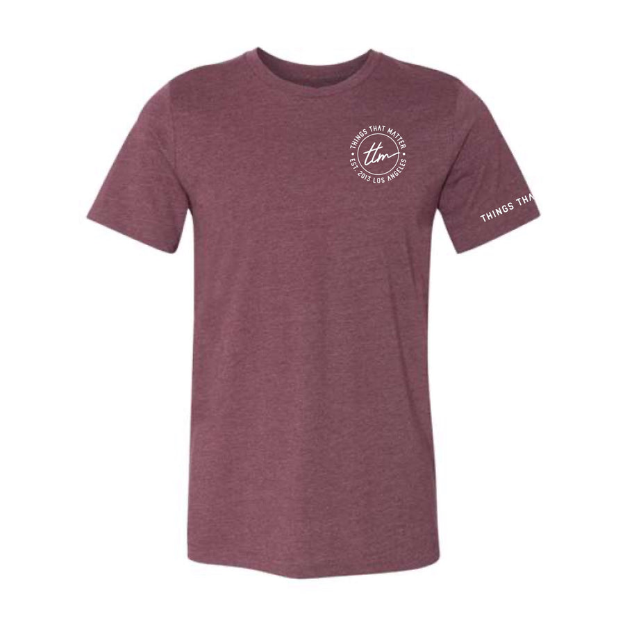 Dylan Youth Logo Tee - Mahogany