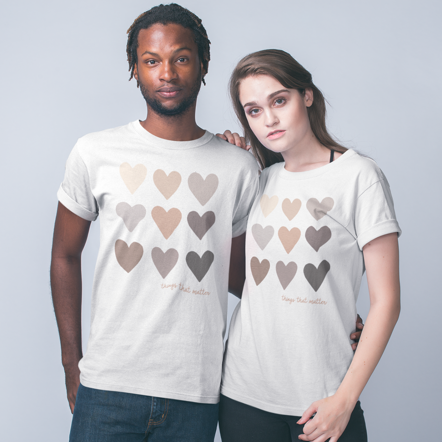 Sun Kissed Hearts Sueded Tee