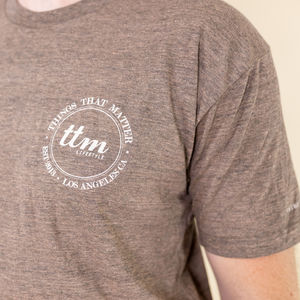 Mini Logo Tee - Coffee