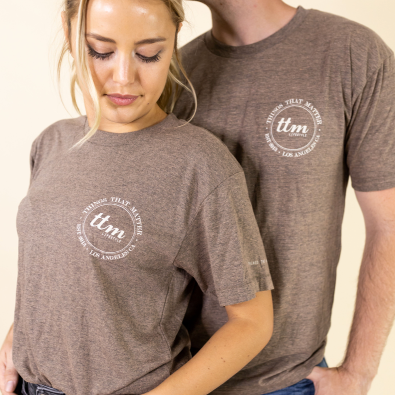 Mini Logo Tee - Coffee