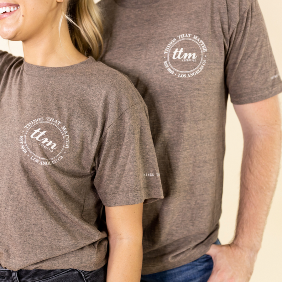 Mini Logo Tee - Coffee