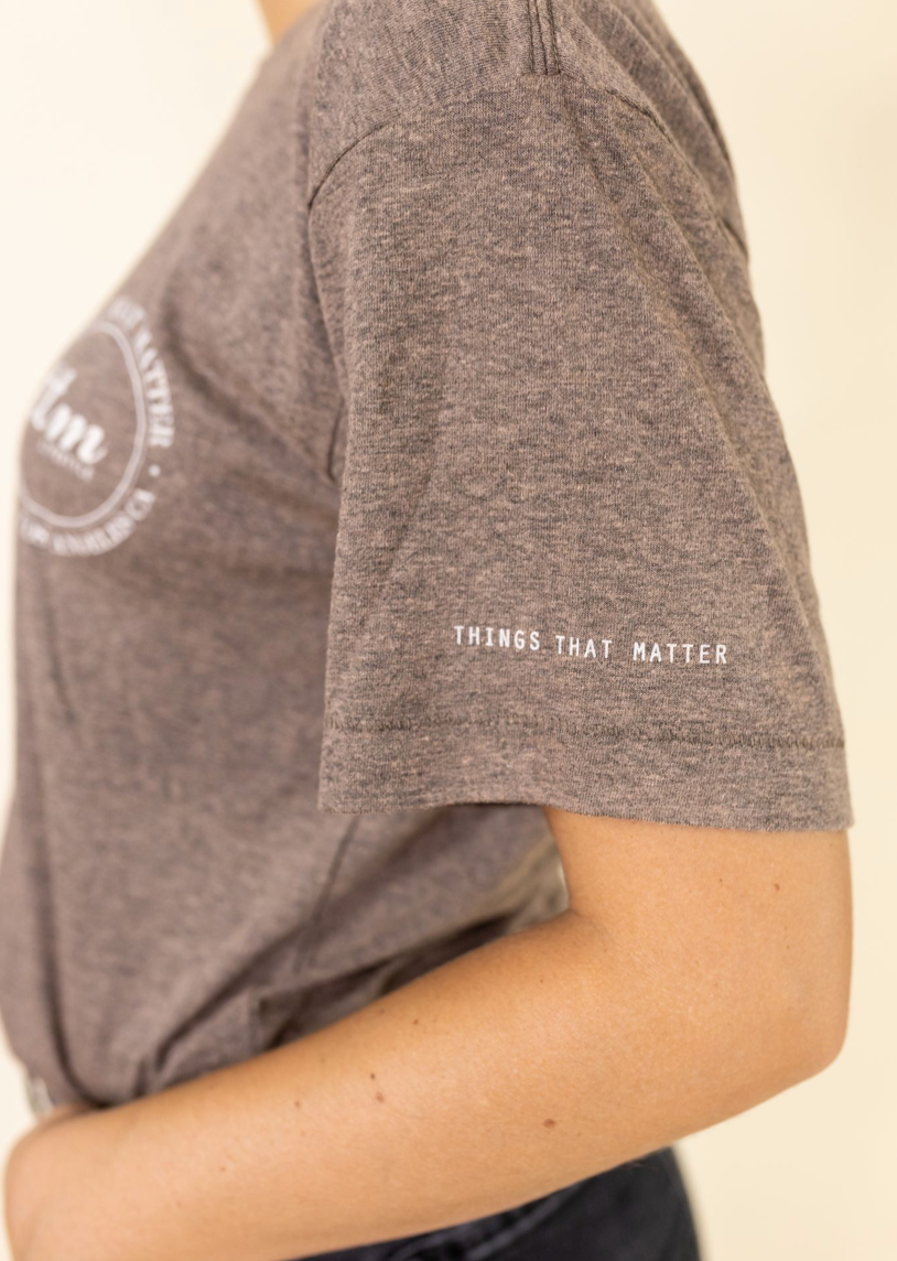 Mini Logo Tee - Coffee