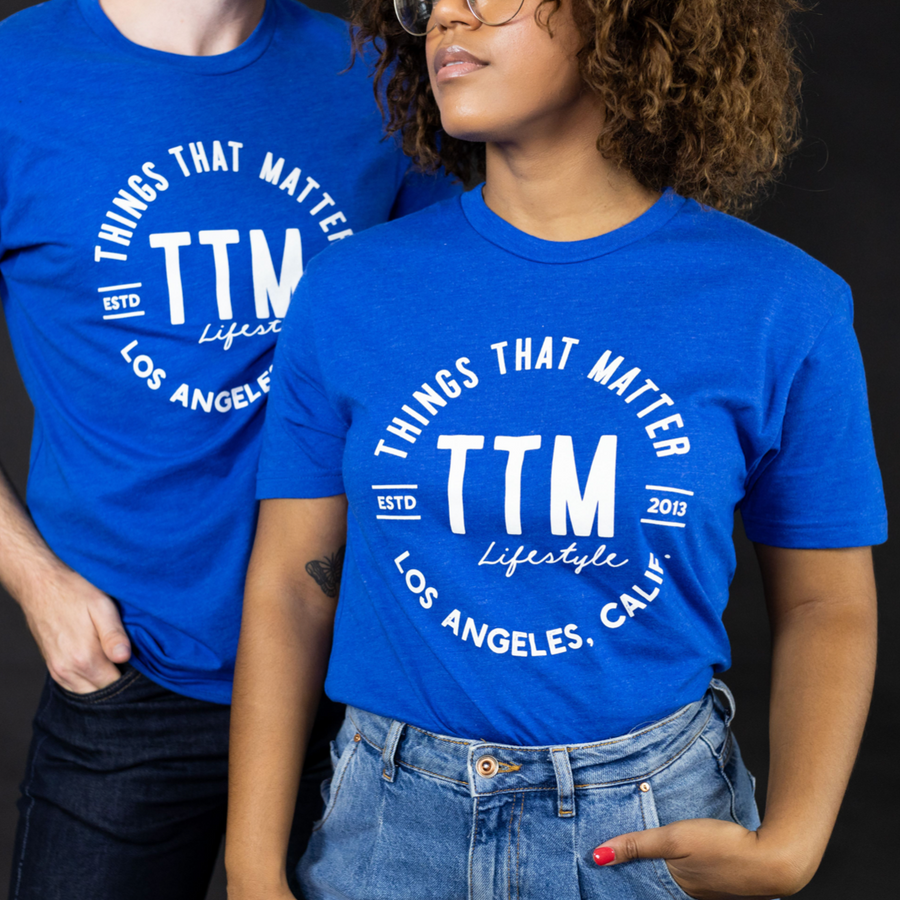 Bold Logo Tee - Royal