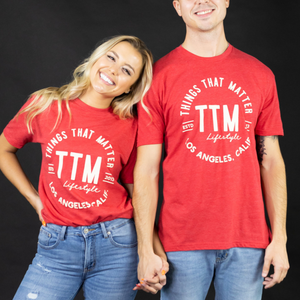 Bold Logo Tee - Red
