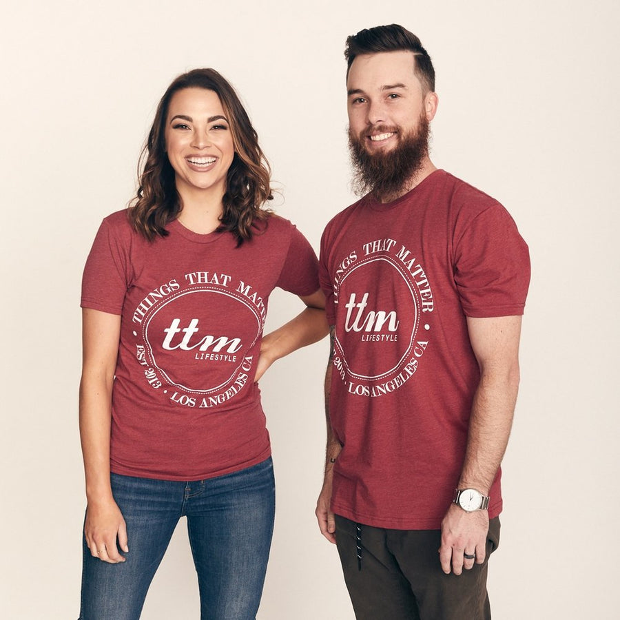Classic Logo Tee - Crimson