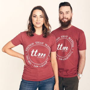 Classic Logo Tee - Crimson